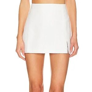 Abercrombie & Fitch Cream Mini Skirt